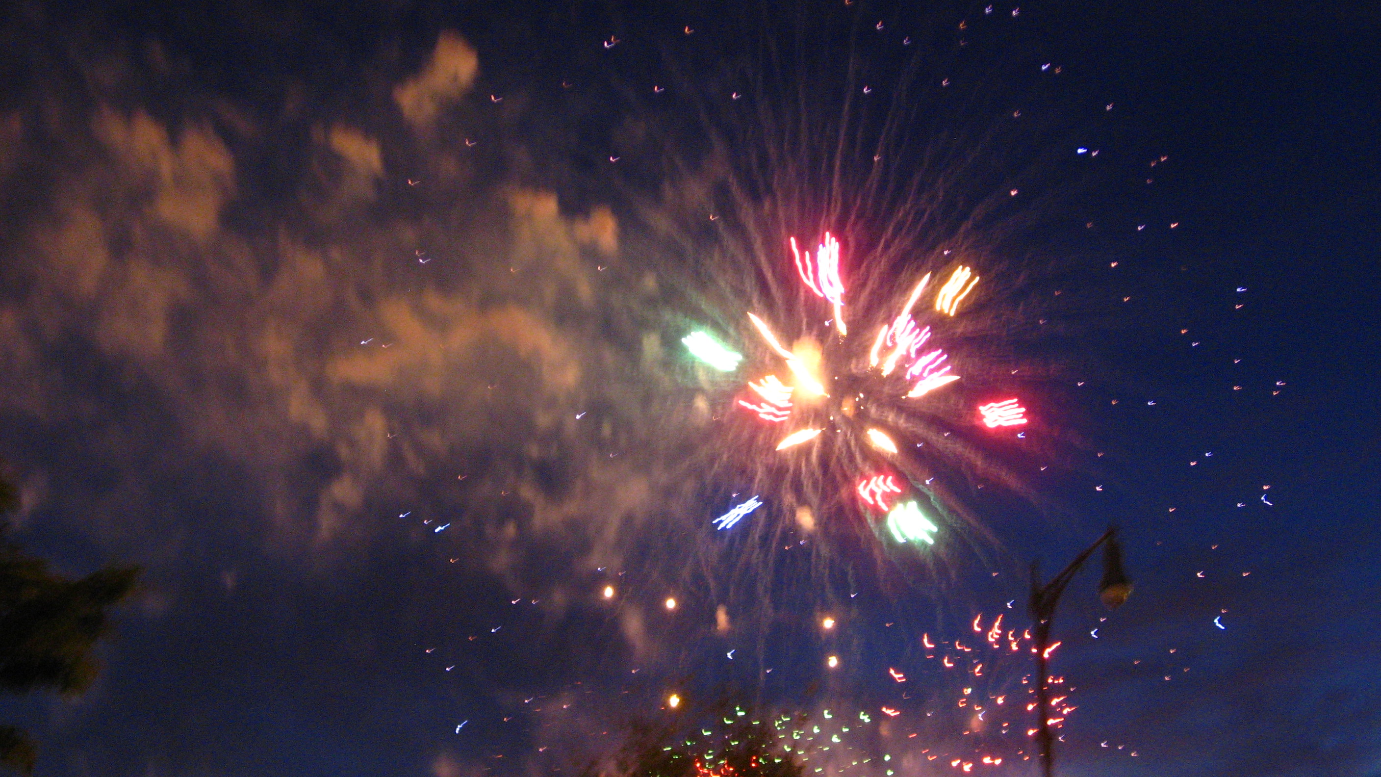 fireworks on the hudson 2009