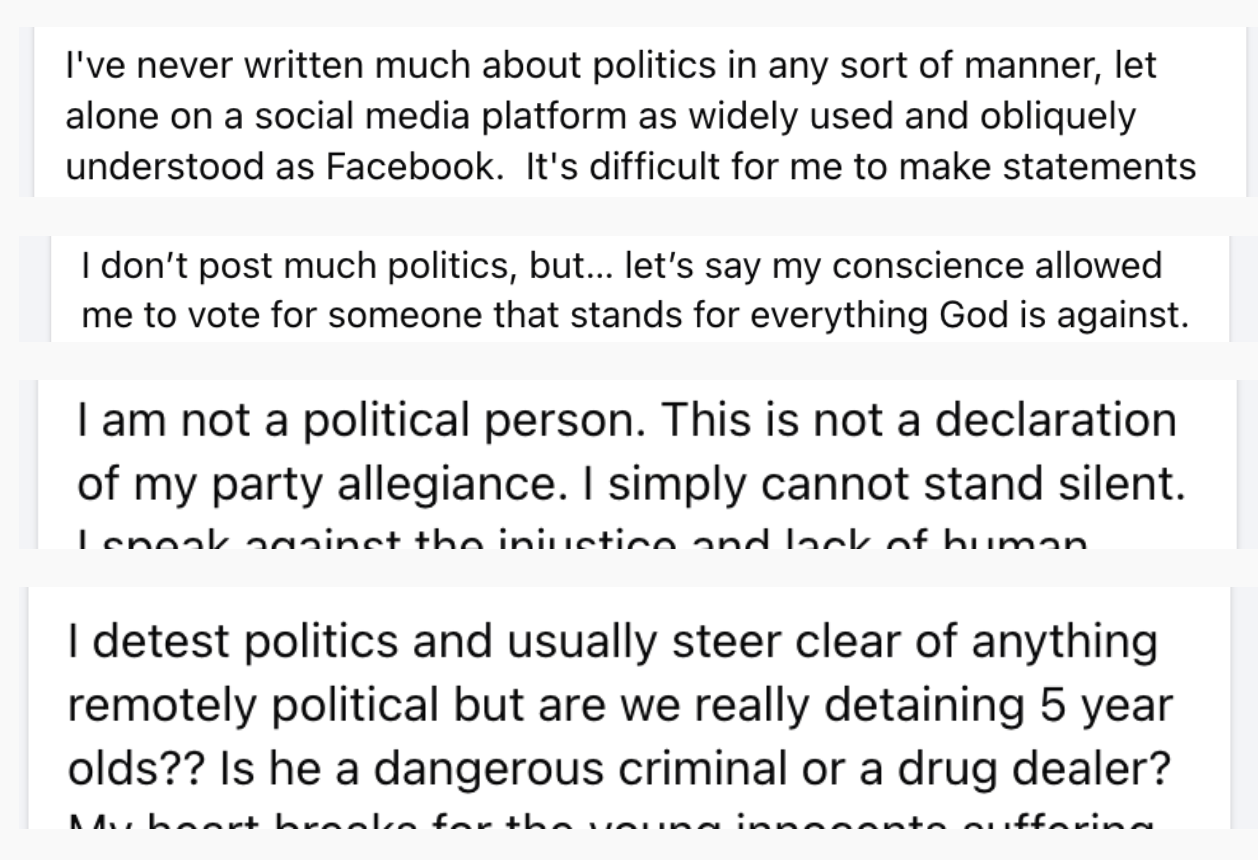 apolitical is political